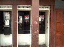 Telephone booths at old Post Office