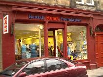 British Heart Foundation charity shop