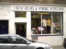 Chest, Heart and Stroke Scotland charity shop